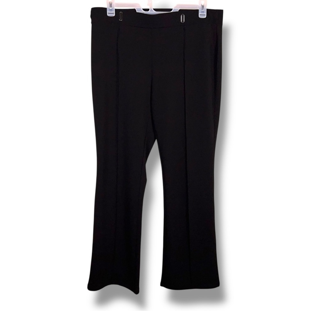 XL Love Scarlett Black Opaque Stretch Pants Leggings Bootcut Style Treggings